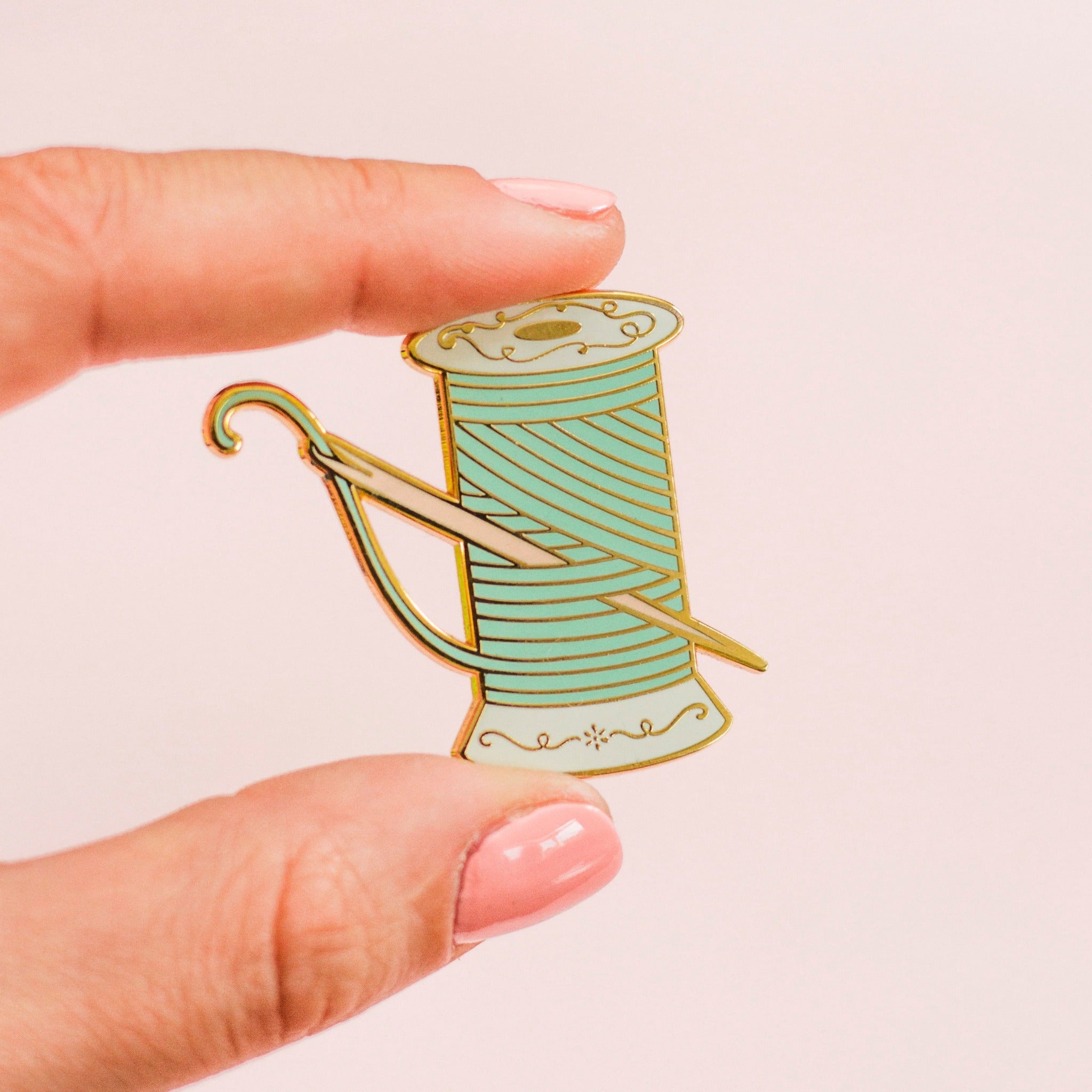Needle & Thread Enamel Pin