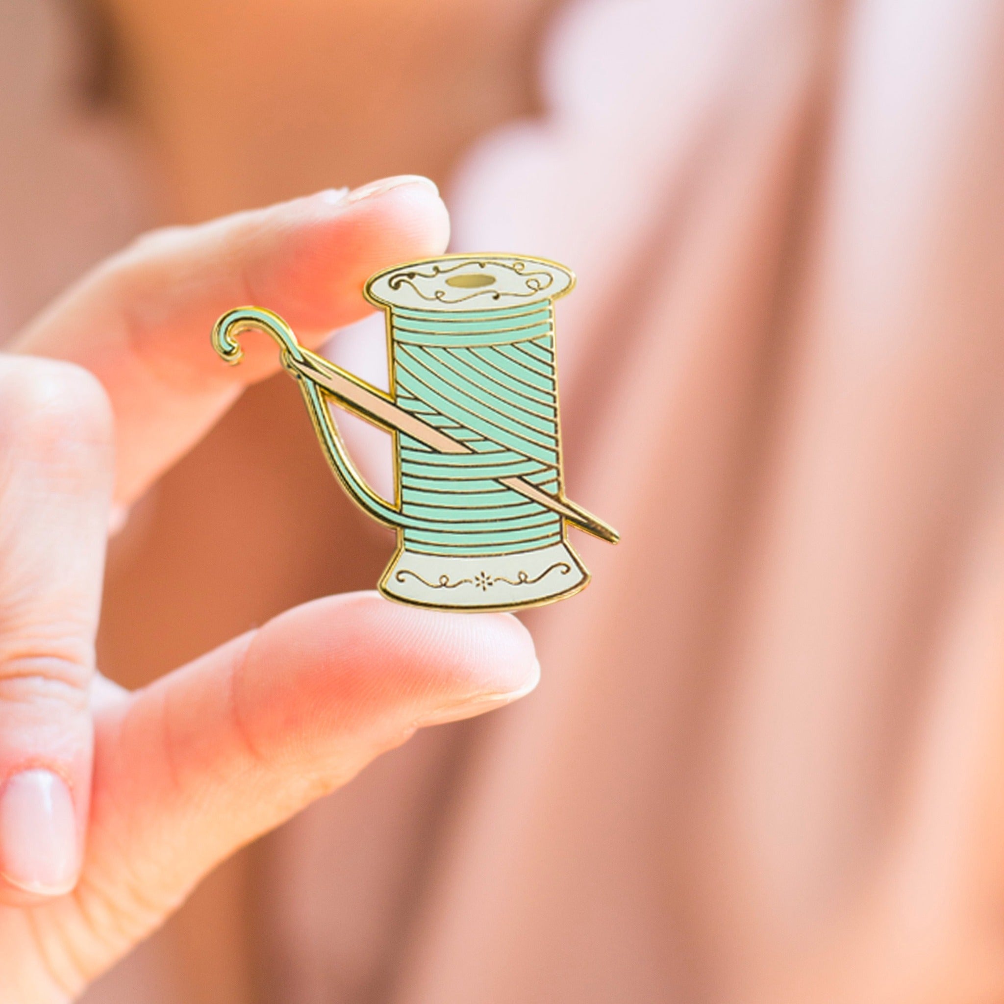 Needle & Thread Enamel Pin