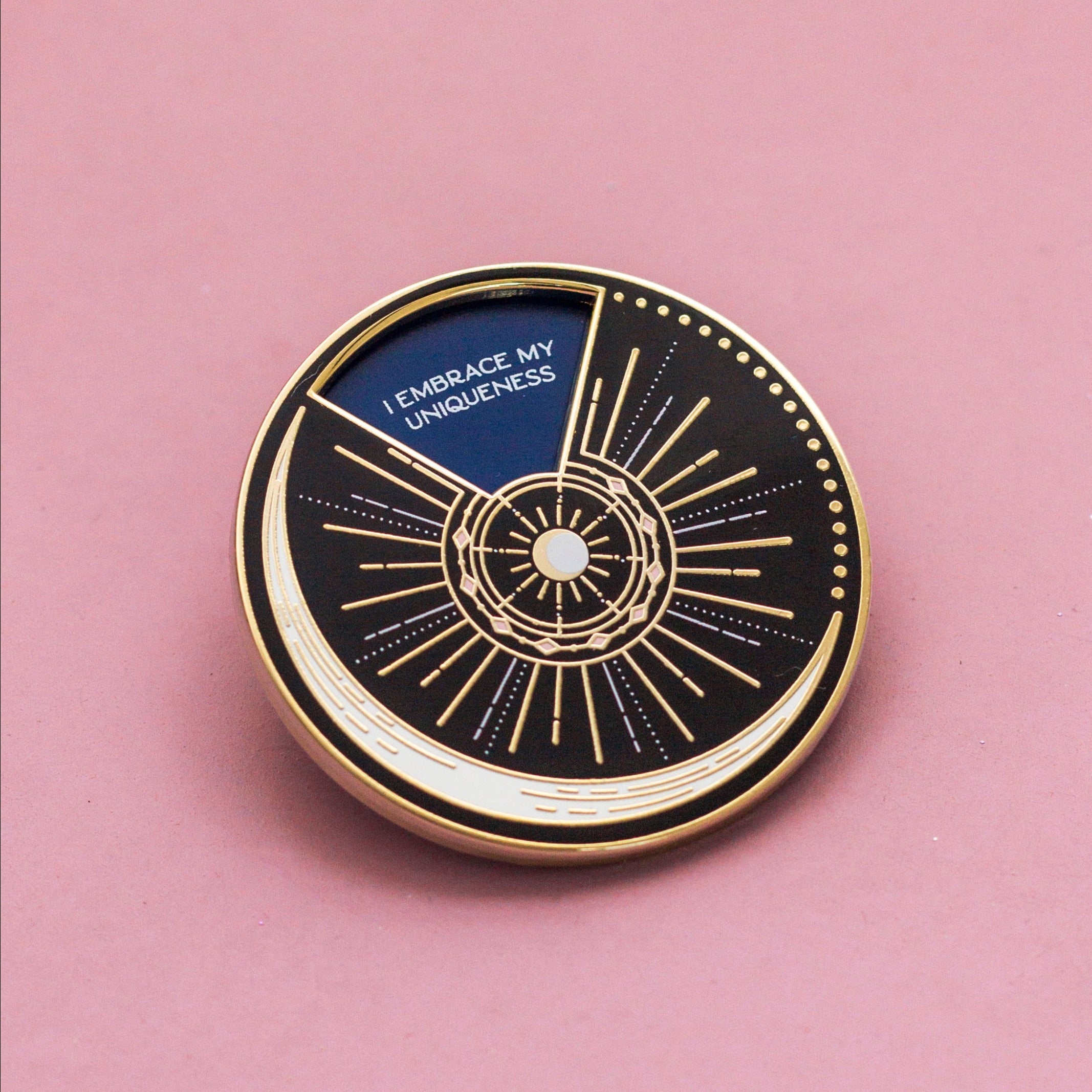 Bold Affirmations Interactive Spinner Enamel Pin