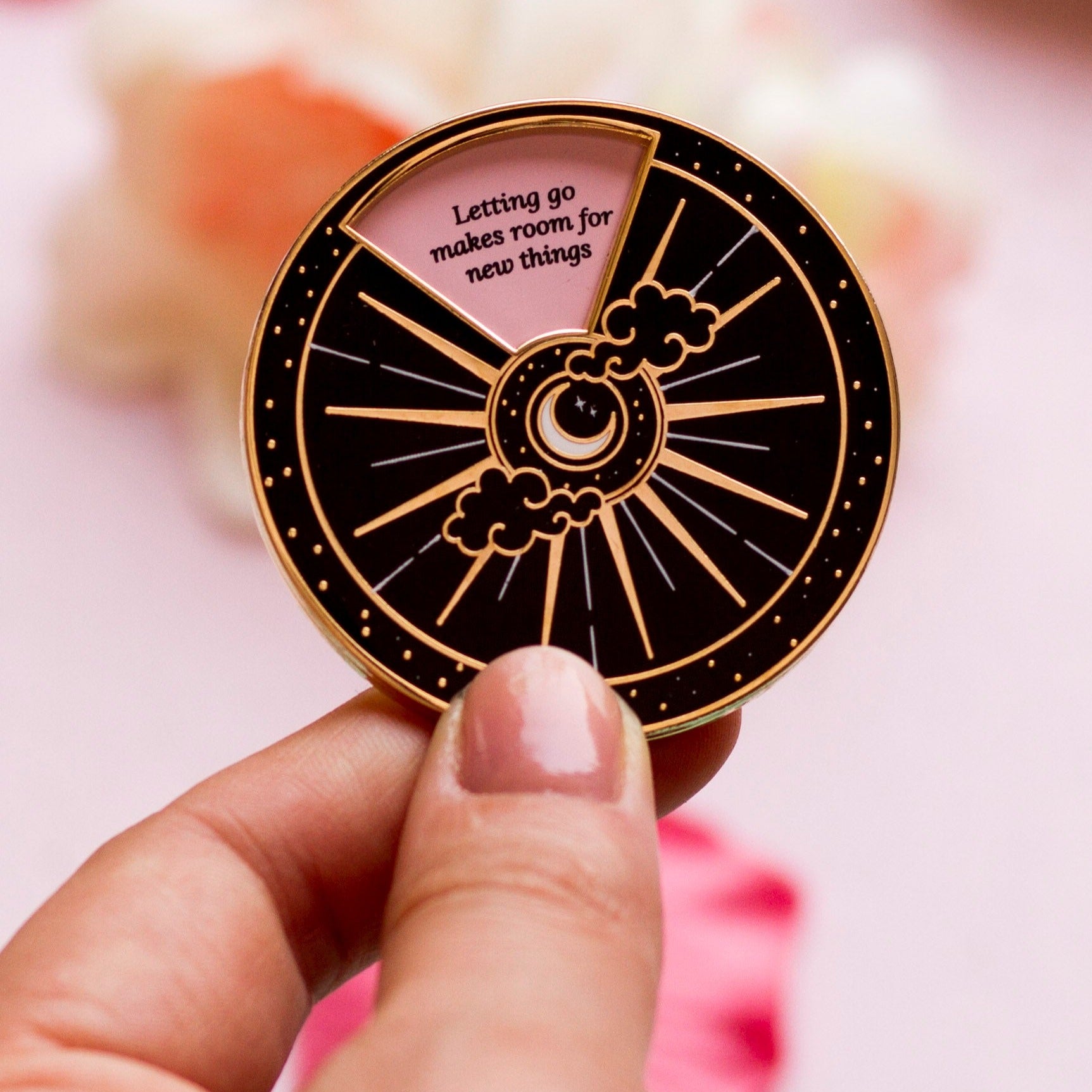 Bold Affirmations Interactive Spinner Enamel Pin