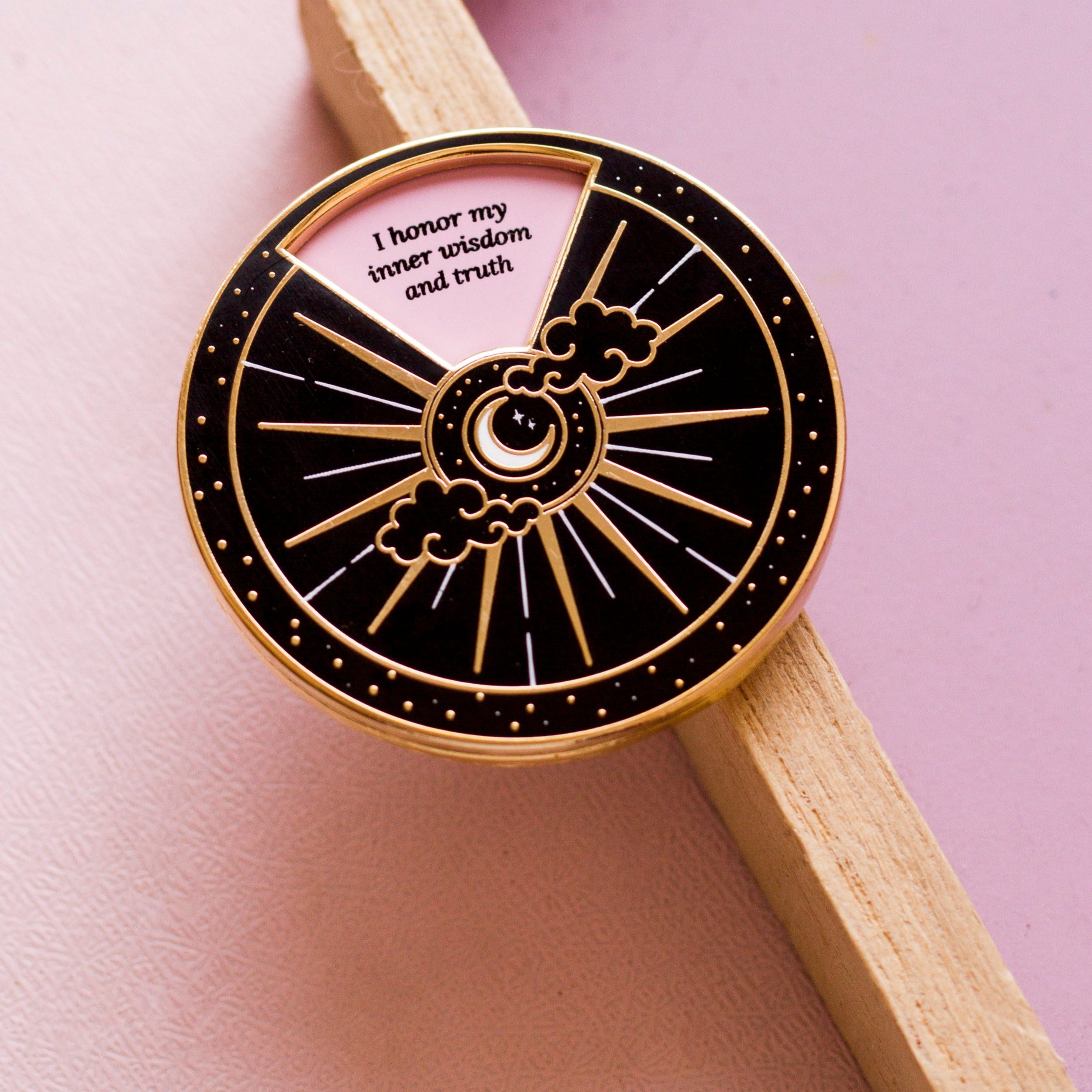 Bold Affirmations Interactive Spinner Enamel Pin