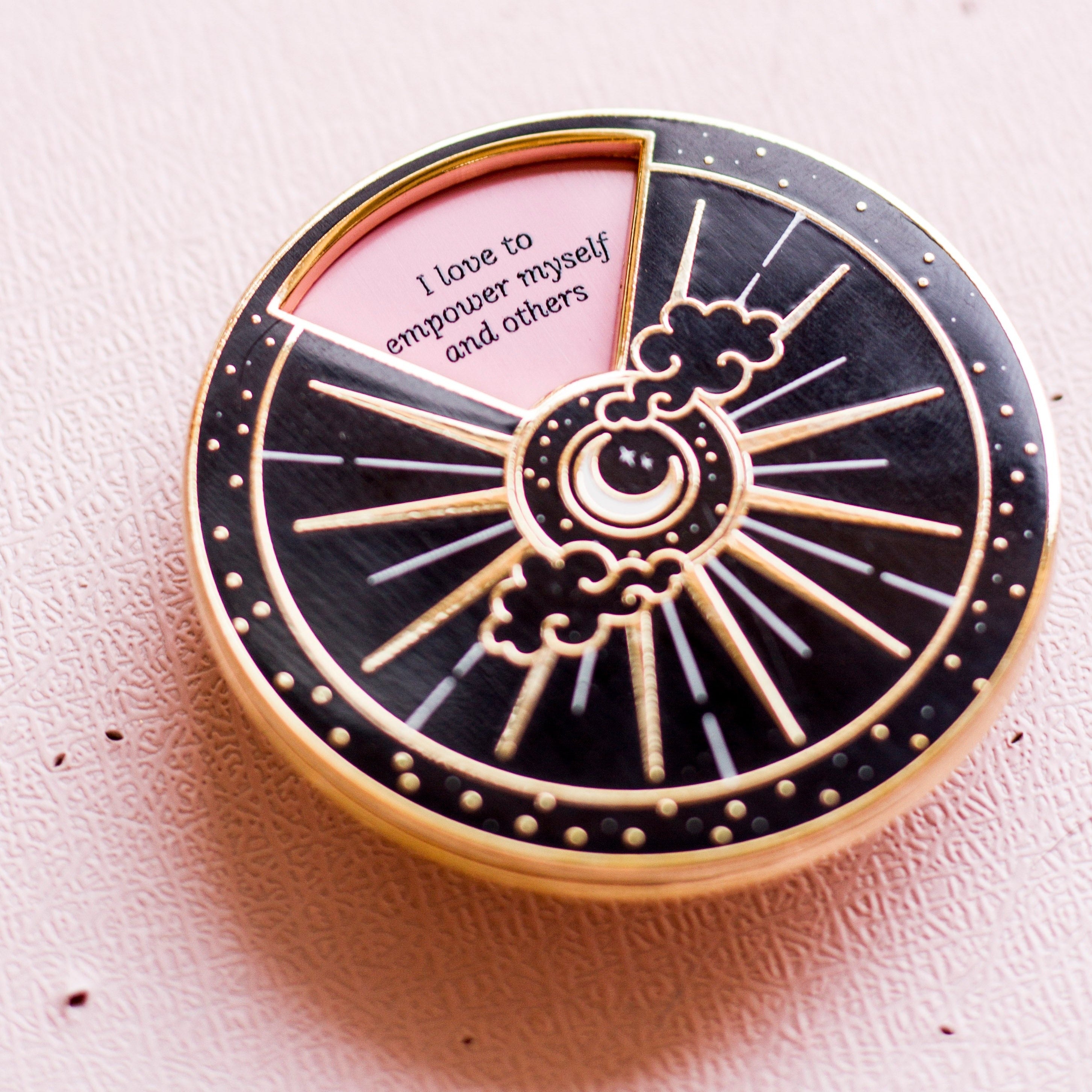 Bold Affirmations Interactive Spinner Enamel Pin