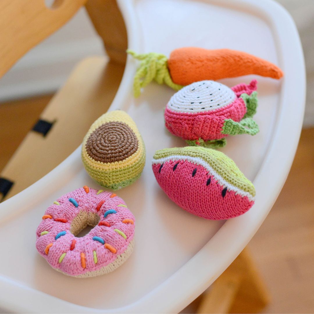 Crocheted Corn Rattle